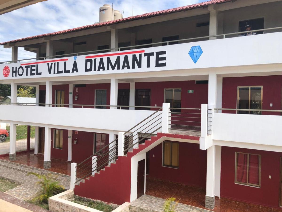 Hotel Villa Diamante Xpujil Buitenkant foto