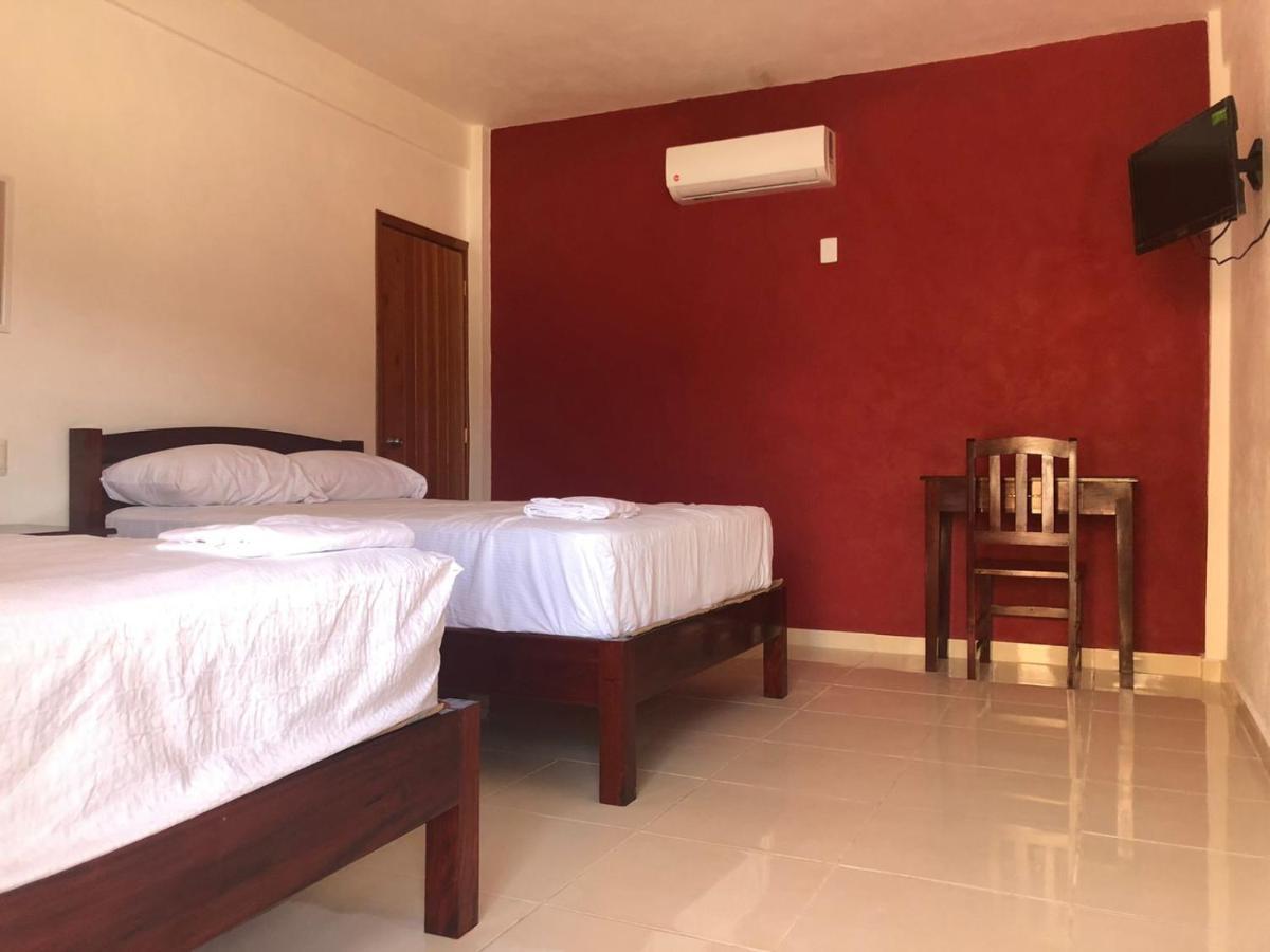 Hotel Villa Diamante Xpujil Buitenkant foto